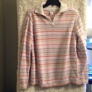 16/18 W multi color pink/purple sweater